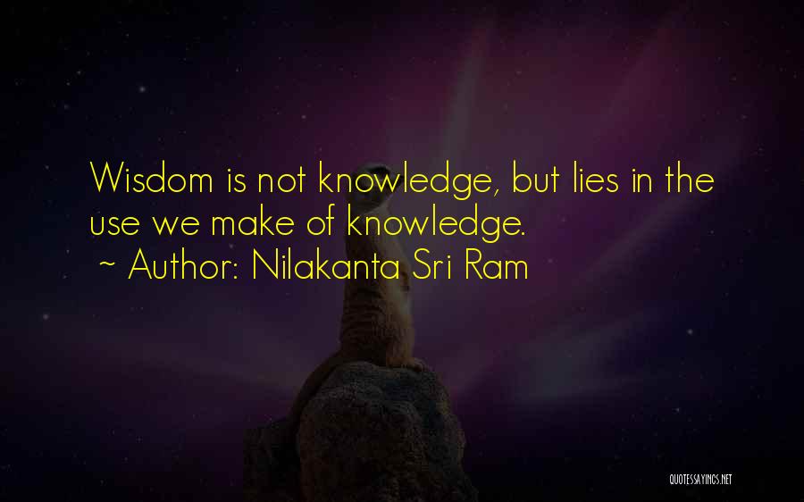 Nilakanta Sri Ram Quotes 954596