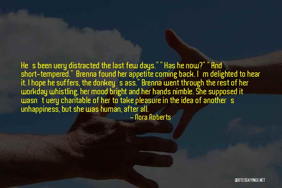 Nimble Hands Quotes By Nora Roberts Nimble Hands Quotes By Nora Roberts