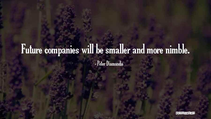 Nimble Quotes By Peter Diamandis