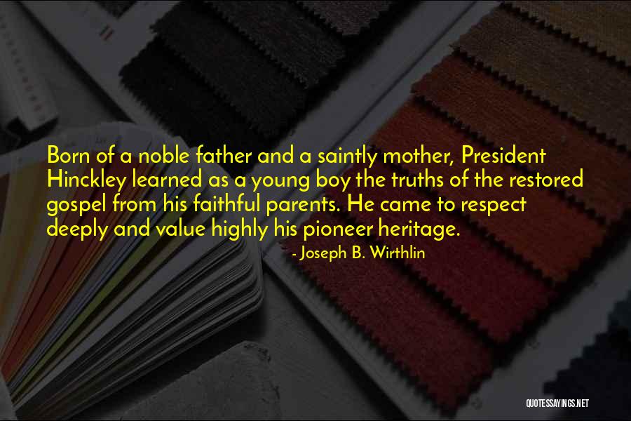 Nimbulo Quotes By Joseph B. Wirthlin Nimbulo Quotes By Joseph B. Wirthlin