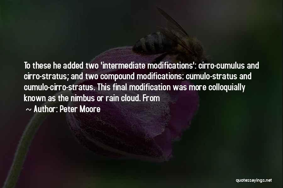 Nimbus Quotes By Peter Moore