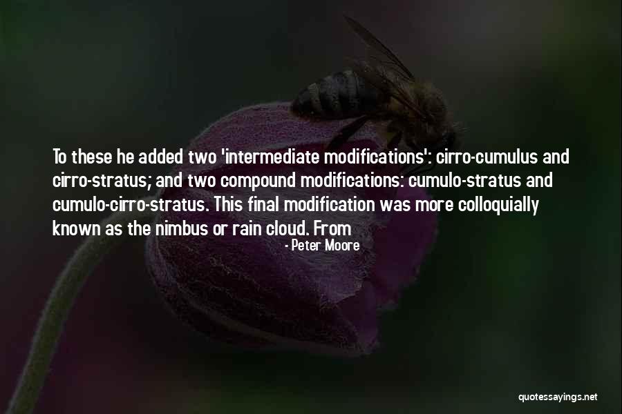 Nimbus Quotes By Peter Moore