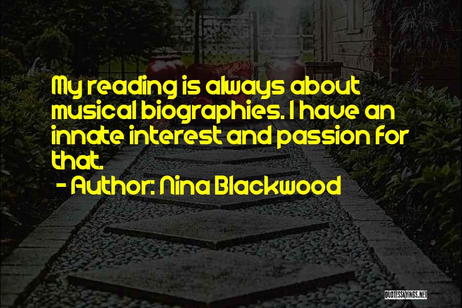 Nina Blackwood Quotes 1933424