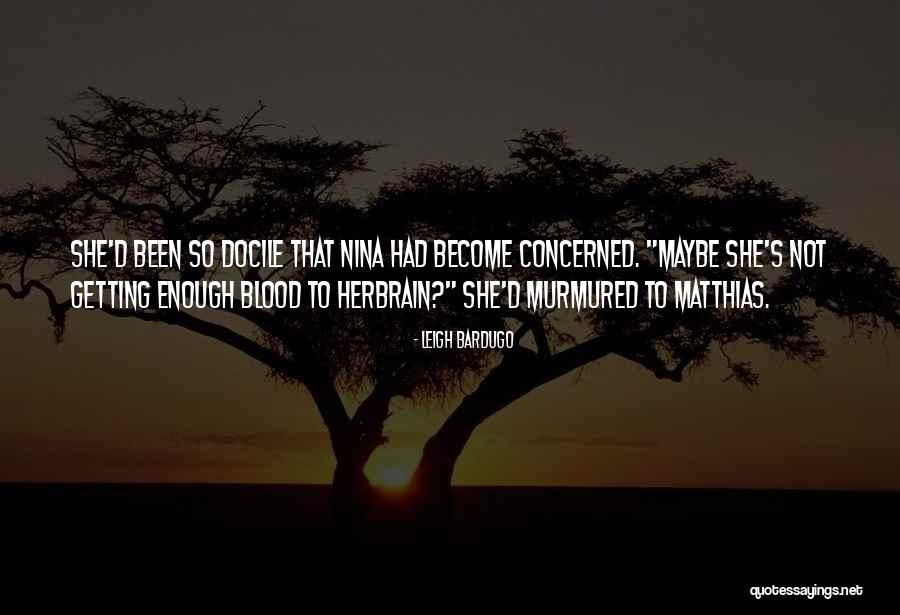 Nina Zenik Quotes By Leigh Bardugo Nina Zenik Quotes By Leigh Bardugo