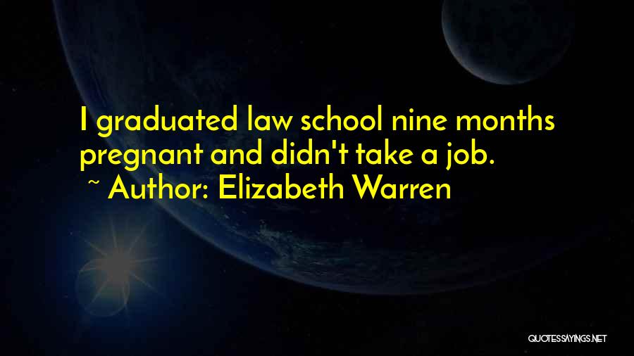 Nine Months Pregnant Quotes By Elizabeth Warren