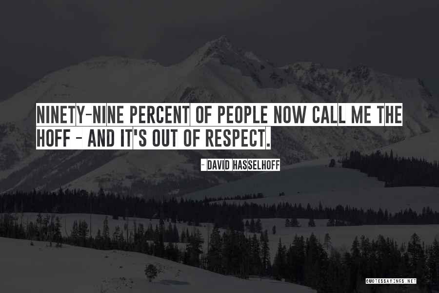 Ninety Percent Quotes By David Hasselhoff Ninety Percent Quotes By David Hasselhoff