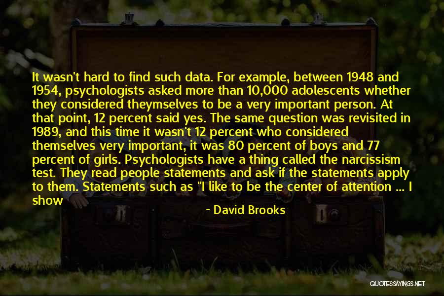 Ninety Three Quotes By David Brooks