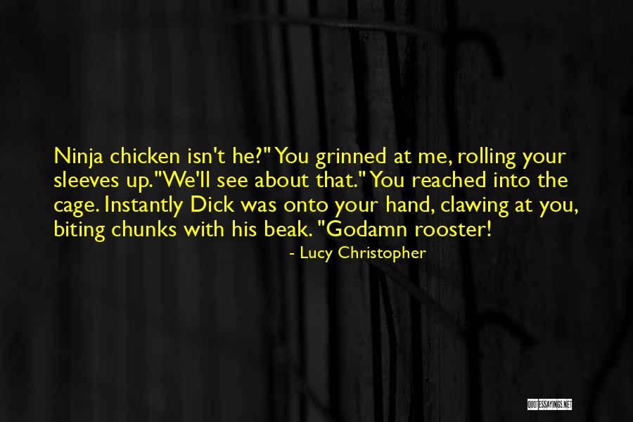 Ninja Humor Quotes By Lucy Christopher Ninja Humor Quotes By Lucy Christopher