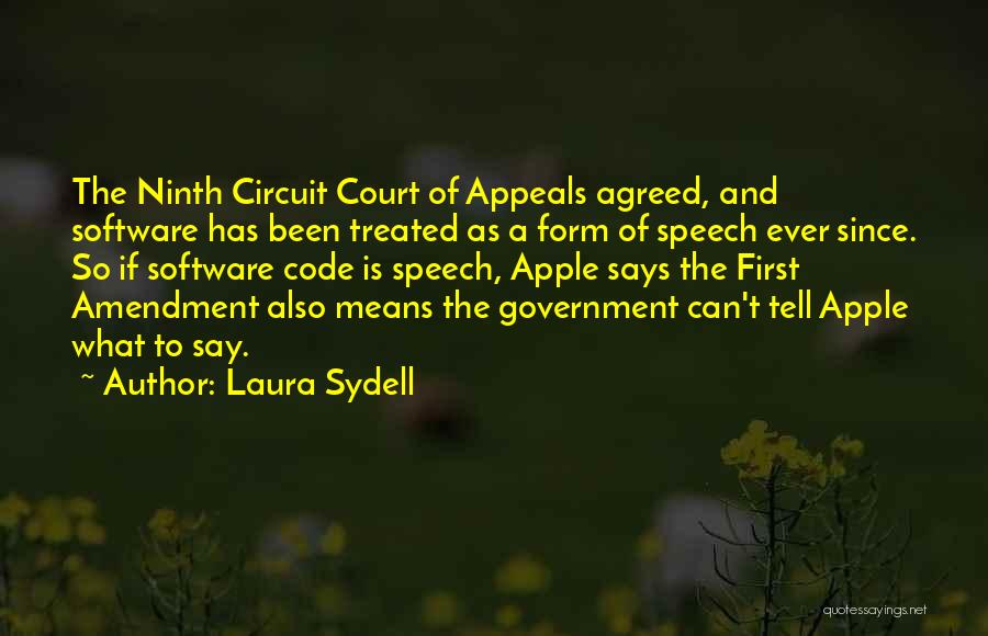 Ninth Amendment Quotes By Laura Sydell