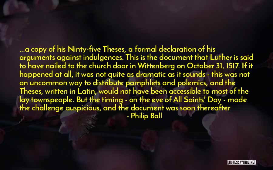 Ninty Quotes By Philip Ball Ninty Quotes By Philip Ball