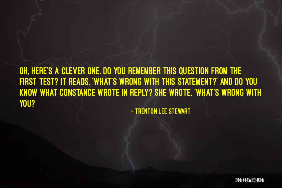 Nippling Women Quotes By Trenton Lee Stewart Nippling Women Quotes By Trenton Lee Stewart