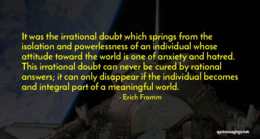 Niqqas Quotes By Erich Fromm