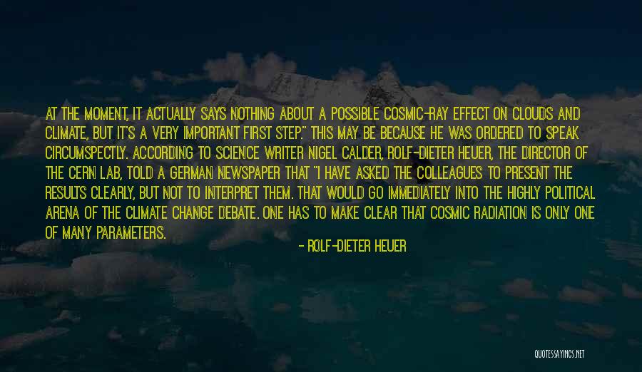 Nirdhar Quotes By Rolf-Dieter Heuer Nirdhar Quotes By Rolf-Dieter Heuer