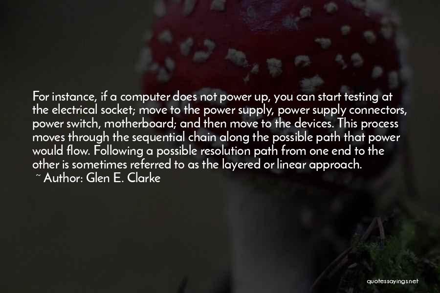 Nishie Gs Menu Quotes By Glen E. Clarke