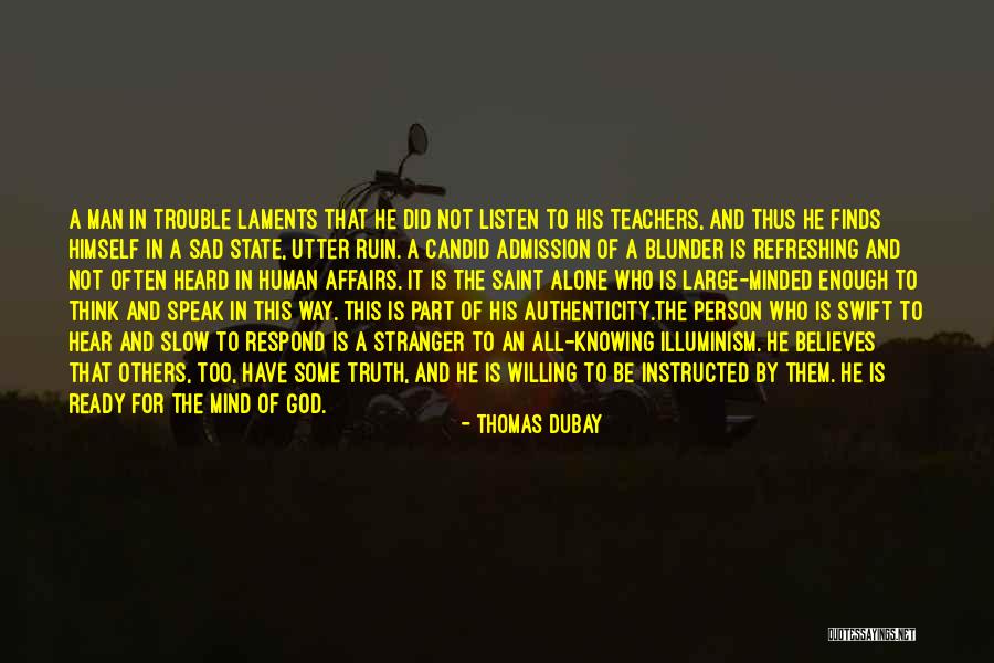 Njoku Quotes By Thomas Dubay Njoku Quotes By Thomas Dubay