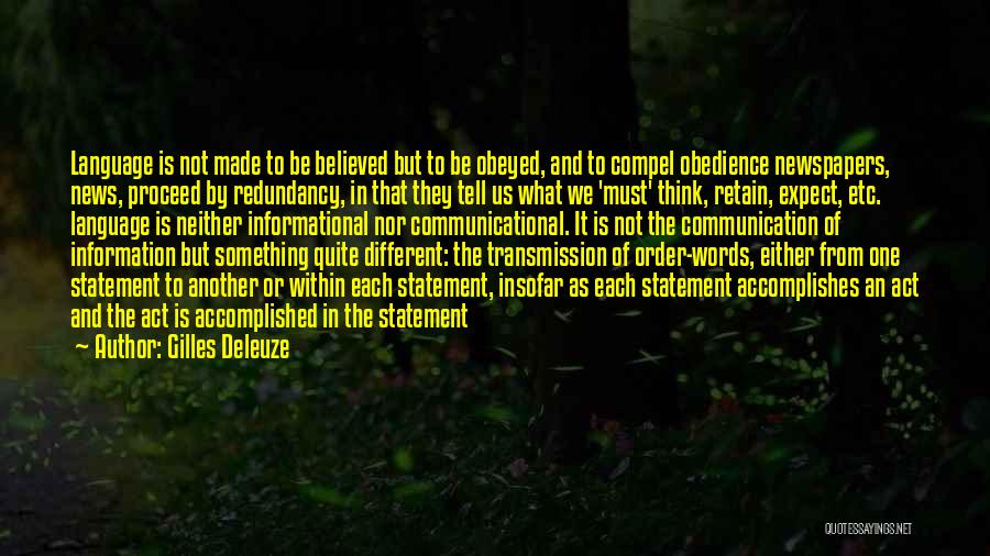 Nmbrdar Quotes By Gilles Deleuze