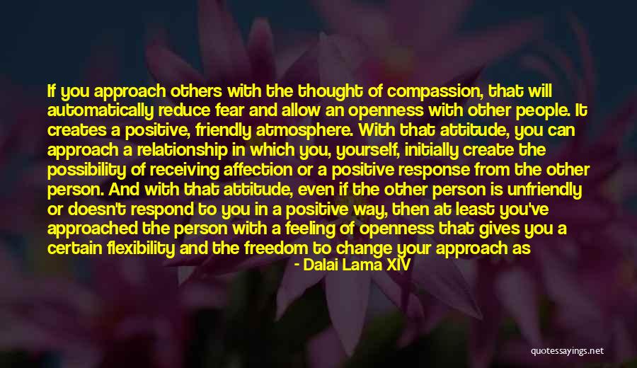 No Affection In Relationship Quotes By Dalai Lama XIV