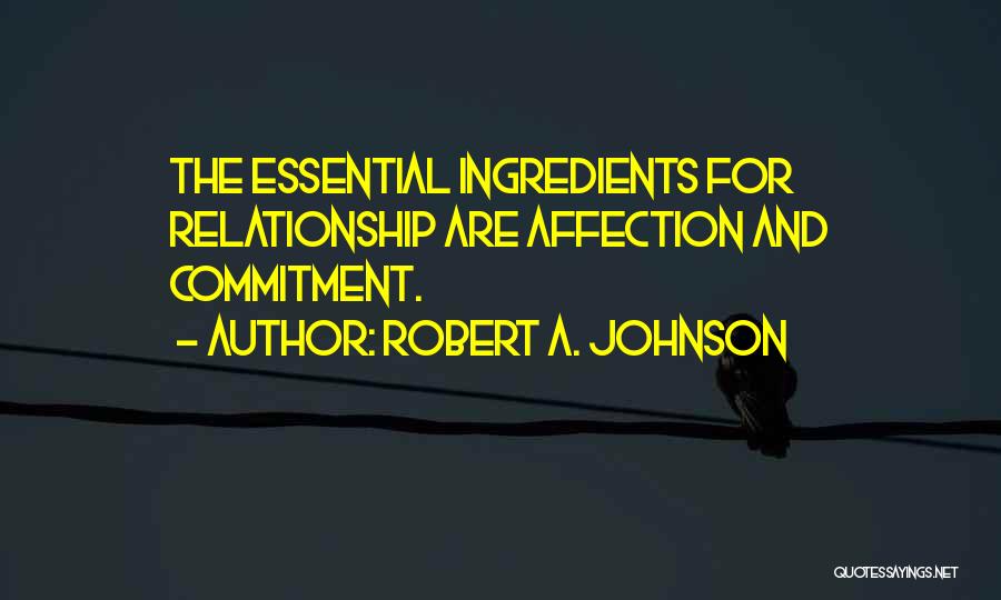 No Affection In Relationship Quotes By Robert A. Johnson