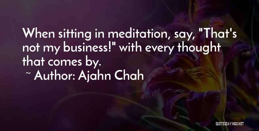 No Ajahn Chah Quotes By Ajahn Chah