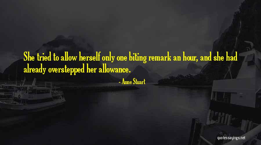 No Allowance Quotes By Anne Stuart