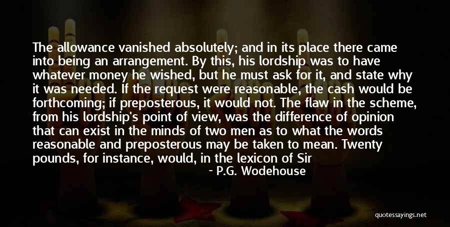 No Allowance Quotes By P.G. Wodehouse