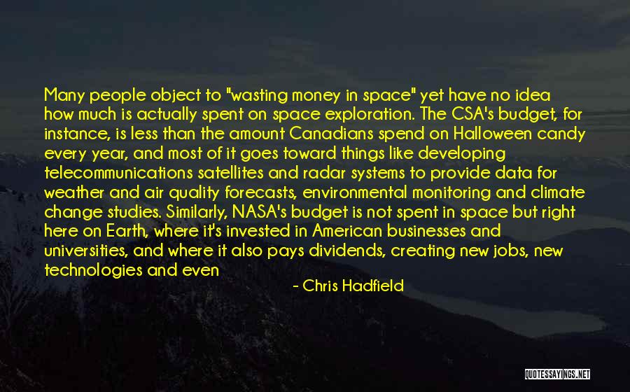 No Amount Of Money Quotes By Chris Hadfield No Amount Of Money Quotes By Chris Hadfield