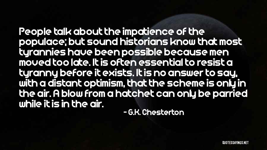 No Answer Quotes By G.K. Chesterton No Answer Quotes By G.K. Chesterton