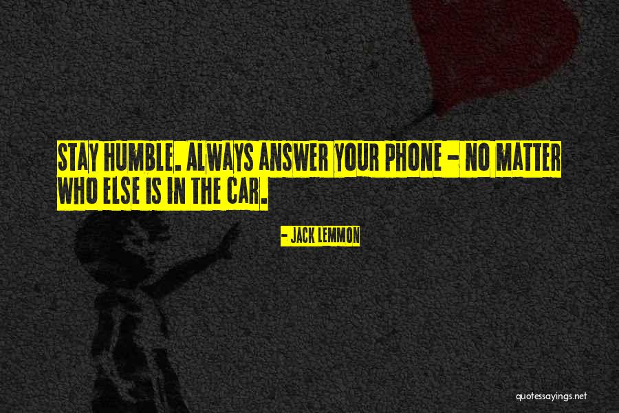 No Answer Quotes By Jack Lemmon No Answer Quotes By Jack Lemmon