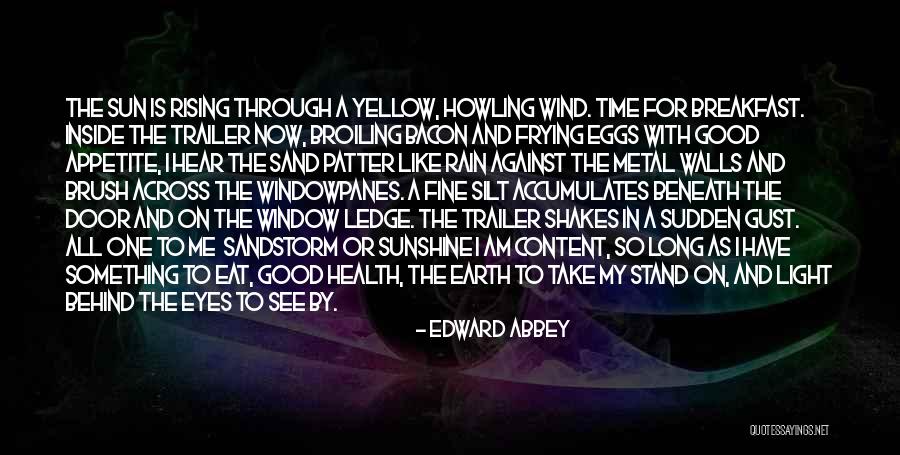 No Appetite To Eat Quotes By Edward Abbey