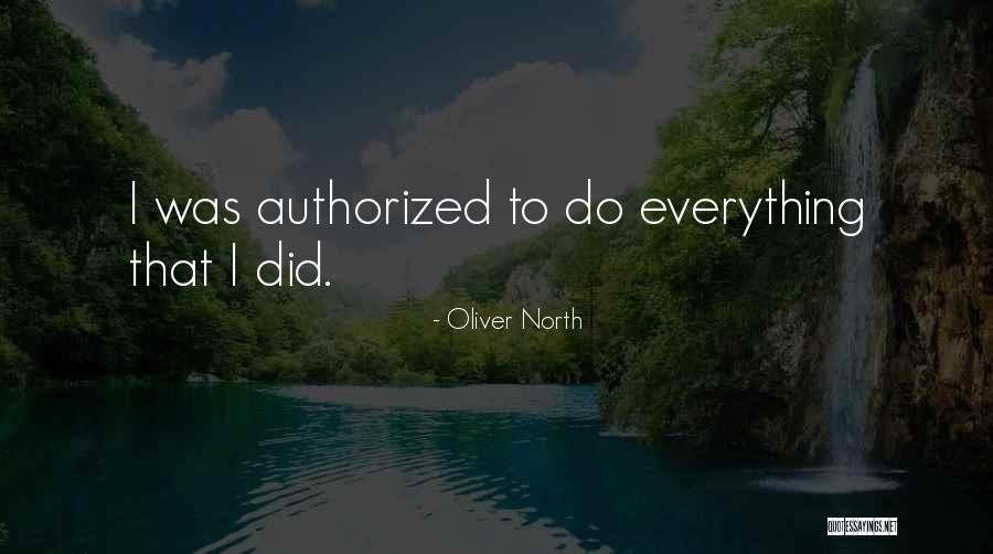 No Authorized Quotes By Oliver North No Authorized Quotes By Oliver North