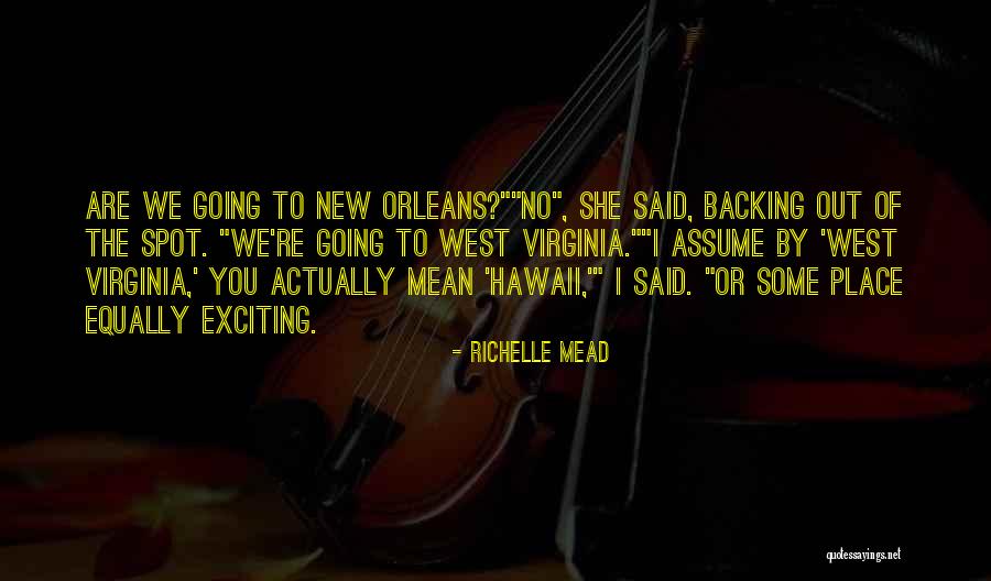No Backing Out Quotes By Richelle Mead No Backing Out Quotes By Richelle Mead