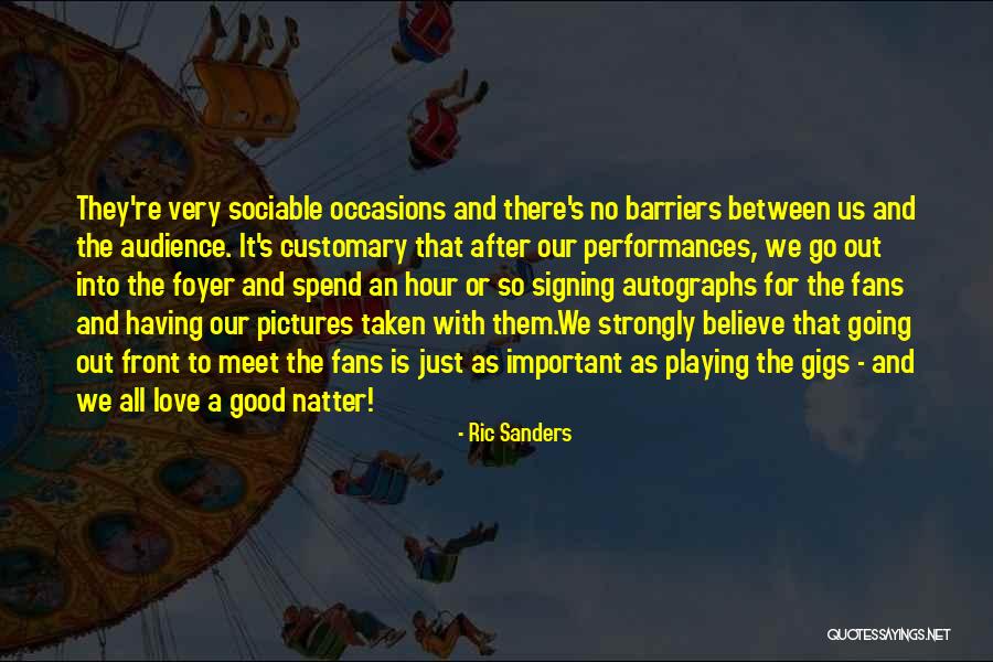 No Barriers Quotes By Ric Sanders No Barriers Quotes By Ric Sanders