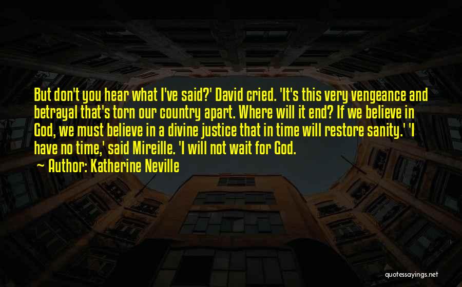 No Believe In God Quotes By Katherine Neville