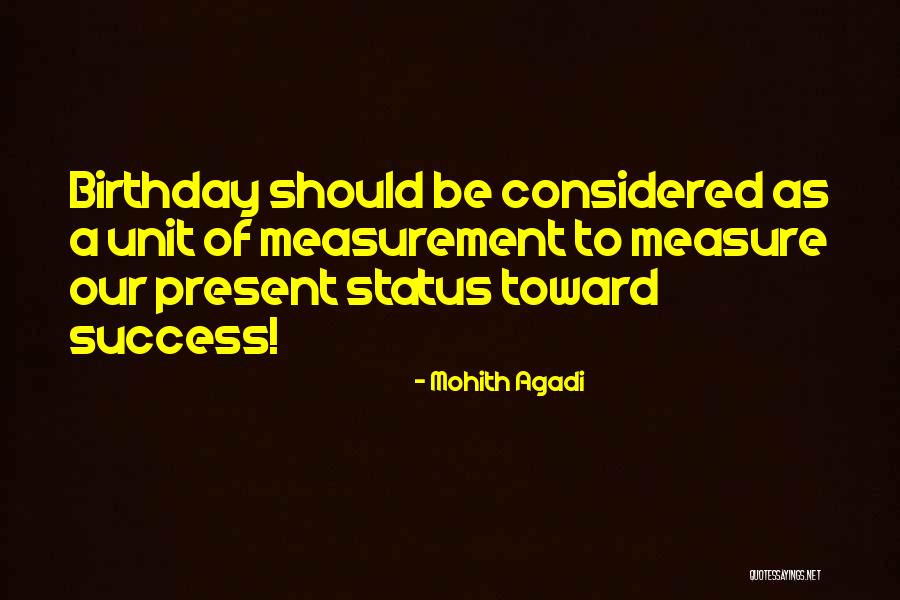 No Birthday Present Quotes By Mohith Agadi