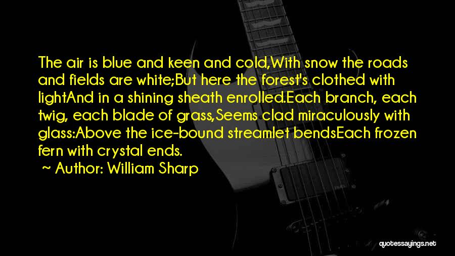 No Blade Of Grass Quotes By William Sharp