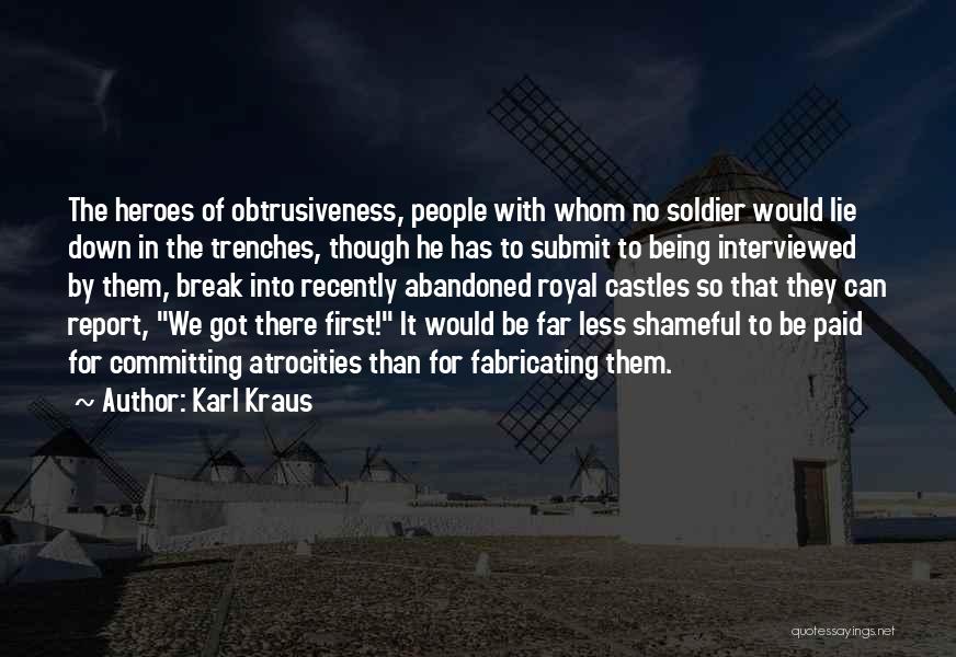 No Break Down Quotes By Karl Kraus