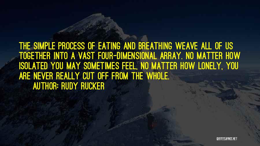 No Breathing Quotes By Rudy Rucker