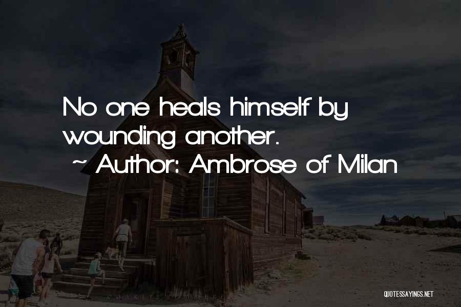 No Bullying Quotes By Ambrose Of Milan