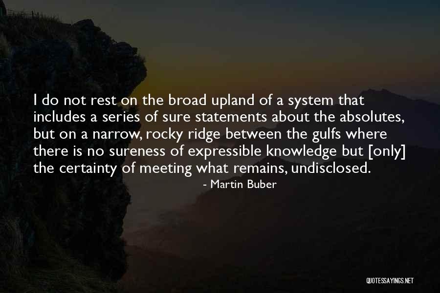 No Certainty Quotes By Martin Buber No Certainty Quotes By Martin Buber