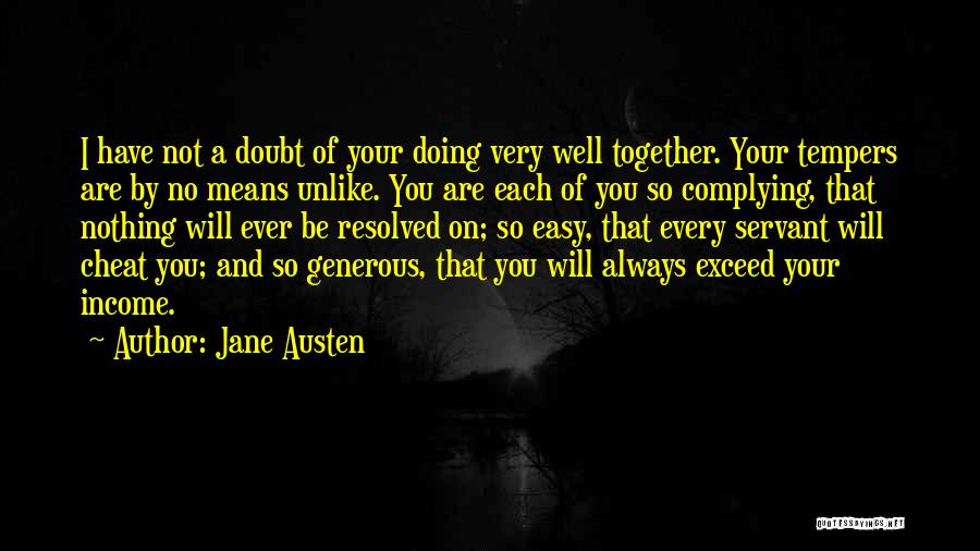 No Cheat Quotes By Jane Austen