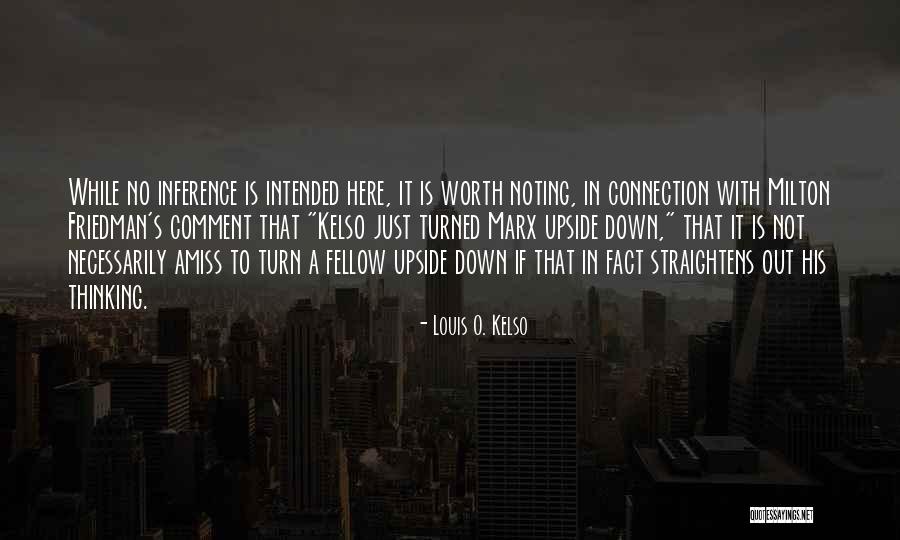 No Comment Quotes By Louis O. Kelso