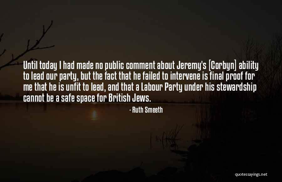 No Comment Quotes By Ruth Smeeth