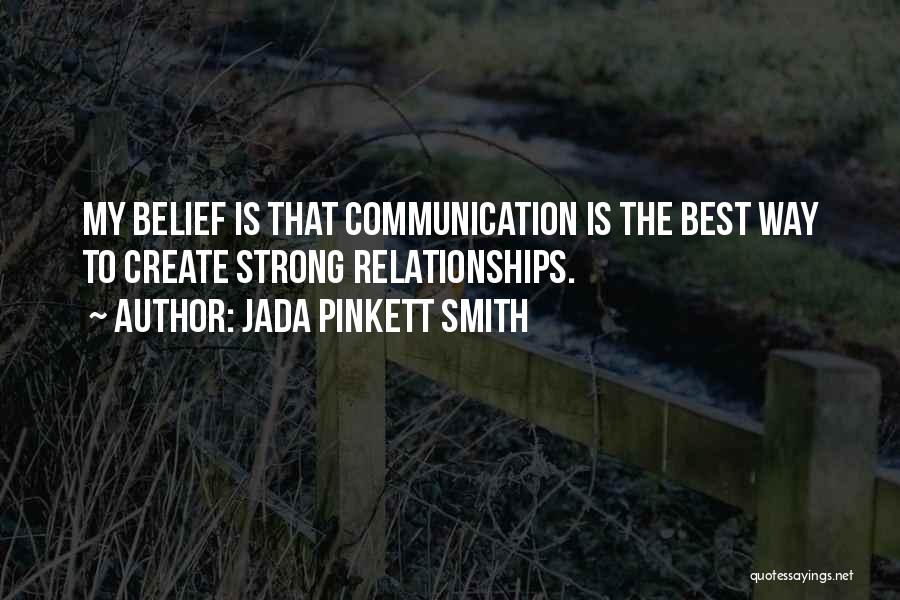 No Communication In Relationships Quotes By Jada Pinkett Smith