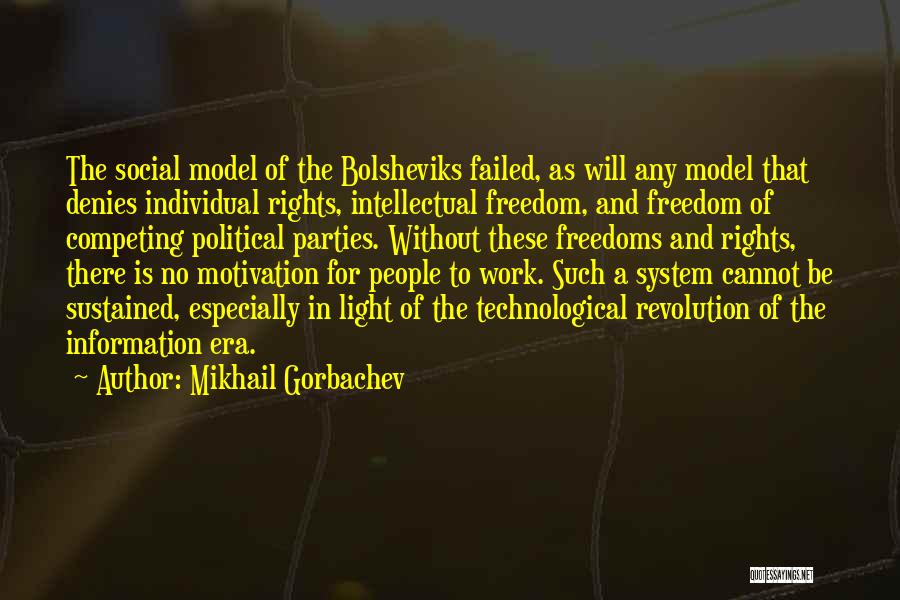 No Competing Quotes By Mikhail Gorbachev