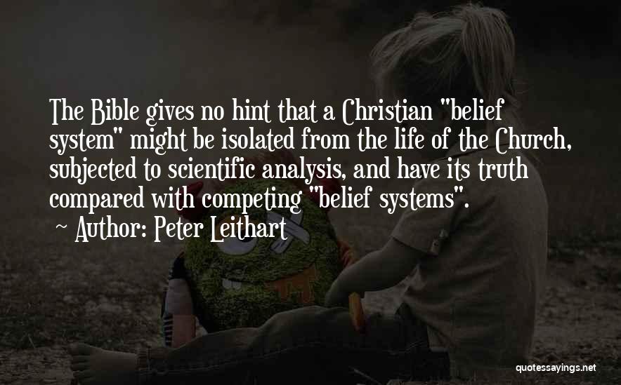 No Competing Quotes By Peter Leithart