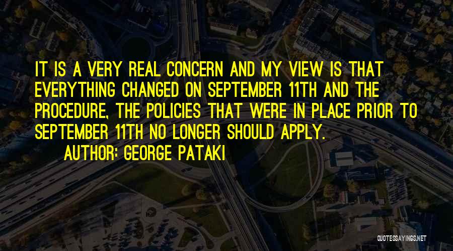 No Concern Quotes By George Pataki