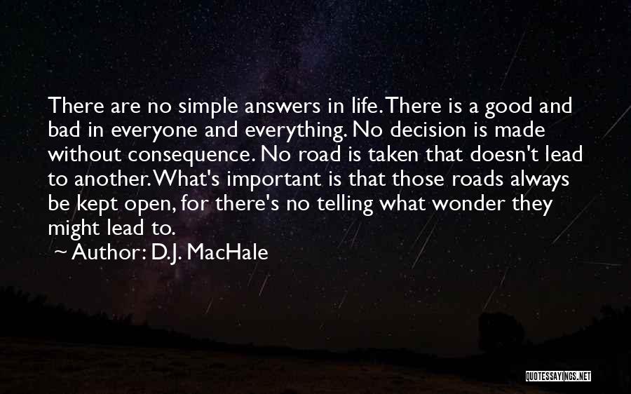 No Consequence Quotes By D.J. MacHale