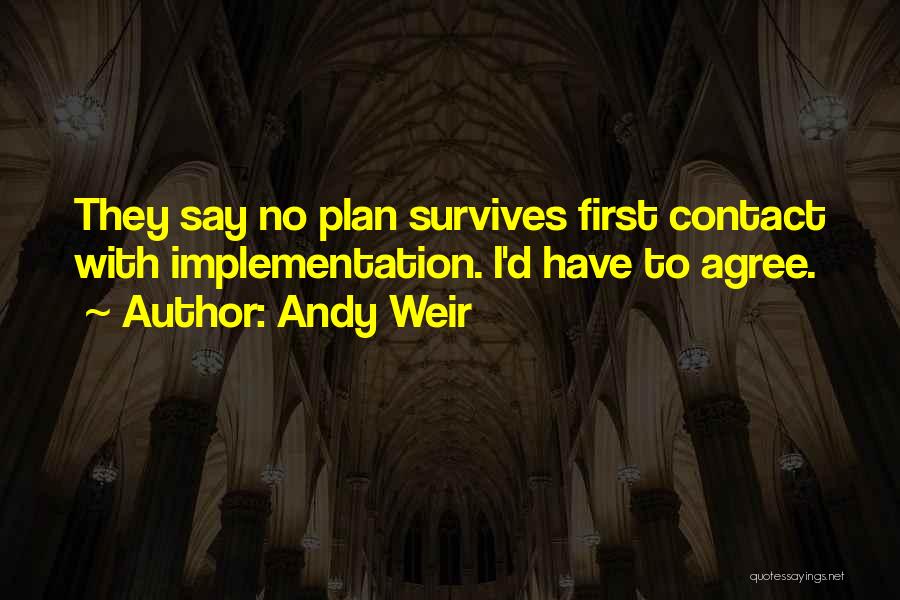 No Contact Quotes By Andy Weir