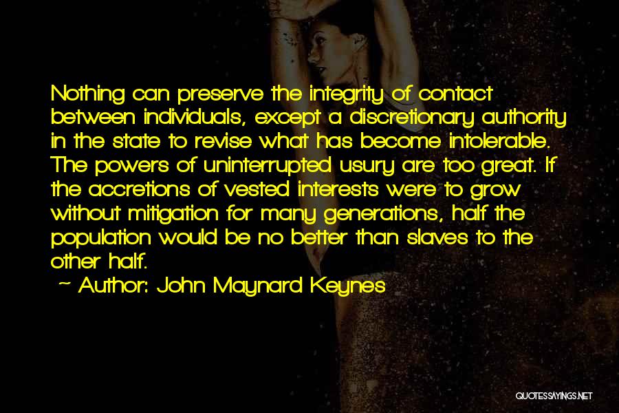 No Contact Quotes By John Maynard Keynes