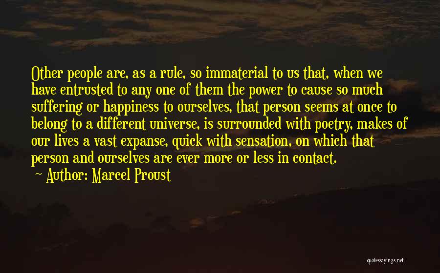 No Contact Rule Quotes By Marcel Proust